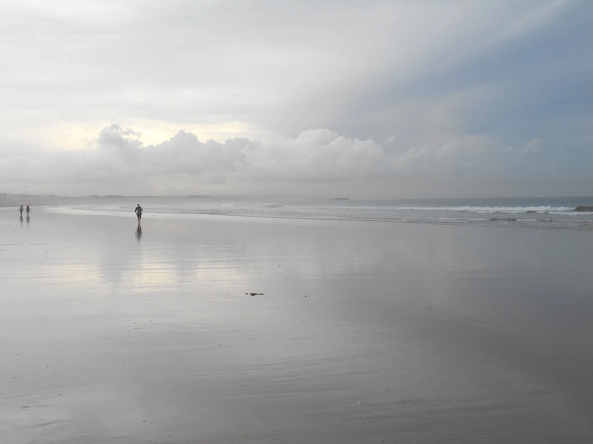 Agadir's Atlantic beach at dawn