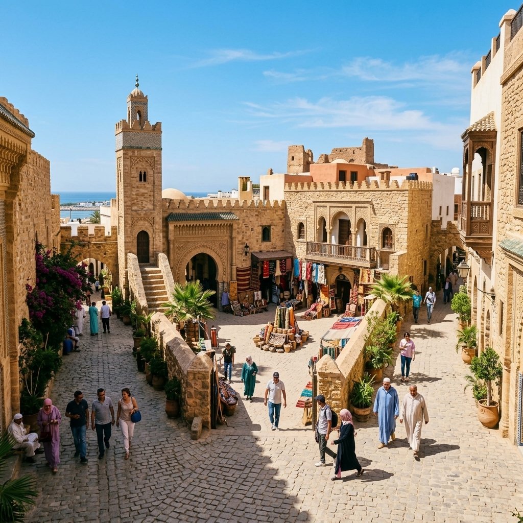 La Medina d Agadir reconstruction and architecture