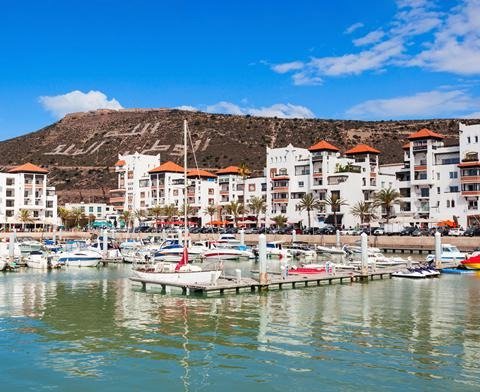 Agadir Marina and Oufella mountain view - top things to do in Agadir