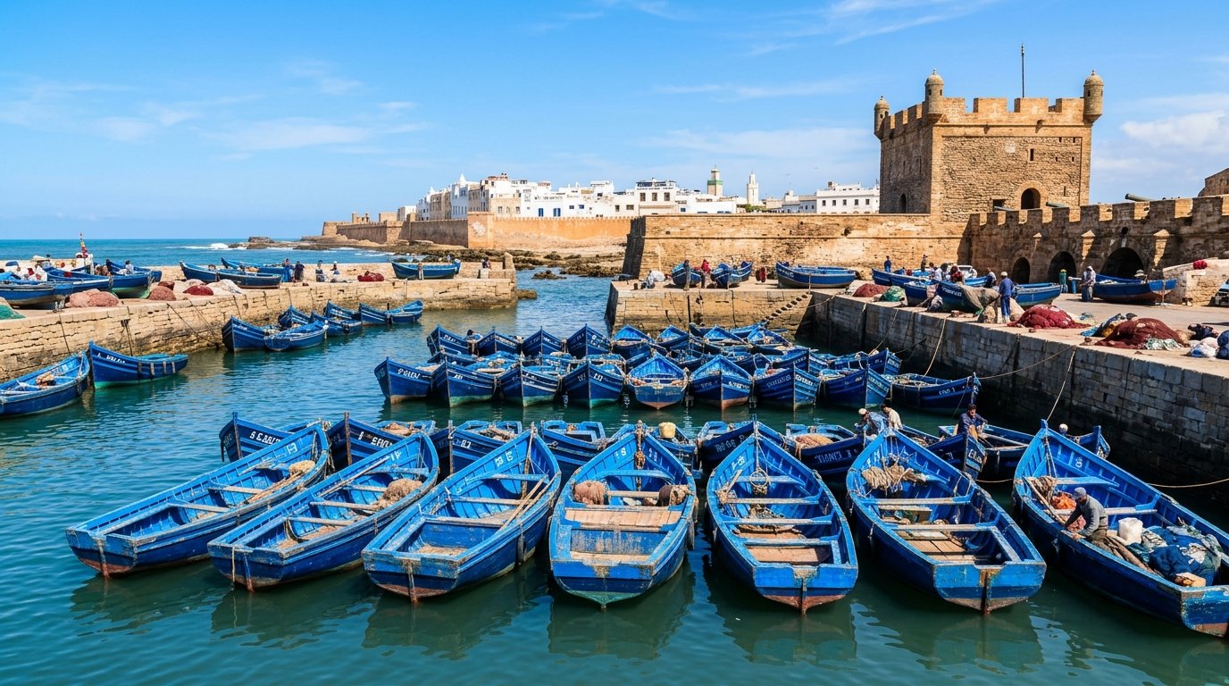Day trip from Agadir to Essaouira medina and port